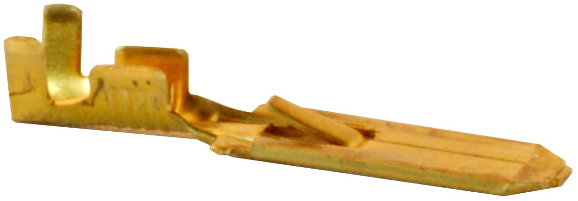 Flachstecker unisoliert mit Einrastnase
