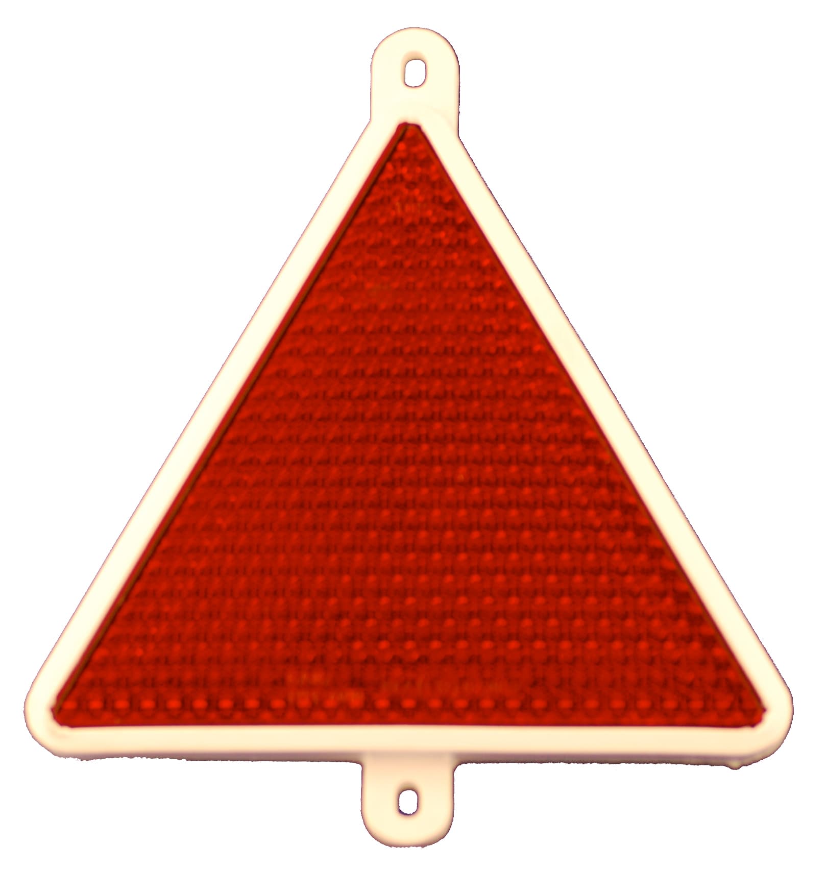 Dreieckrückstrahler Kunststoff rot